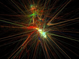 Fototapeta premium Imaginatory fractal abstract background Image