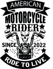 Motorcycle t shart Design,Motorcycle svg, Motorcycle vactor - obrazy, fototapety, plakaty