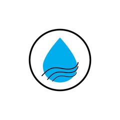 Fototapeta premium Water drop Logo Template vector icon and design