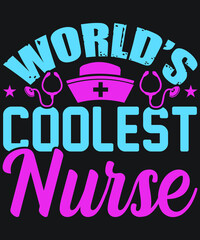 Nurse T-shirt Design Vector