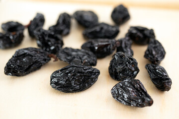 raisin grains, close-up. nuts. background. 