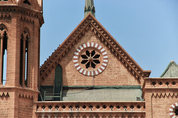 Frere Hall vintage palace in Karachi, Pakistan