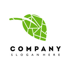 Leaf Abstract Logo Template Design Vector