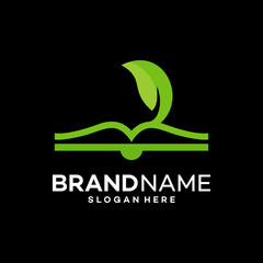 Eduction Nature Icon Logo Design Template Illustration Vector