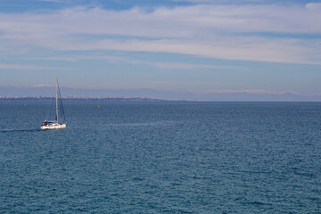 Fototapeta premium sailboat in the sea