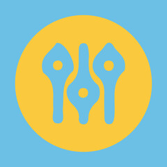 This is a simple and colorful icons