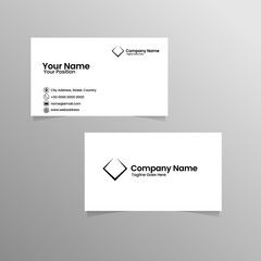 Business Card or Name Card Template Design. Vector Illustration.