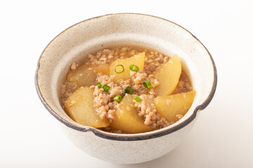大根のそぼろ煮
