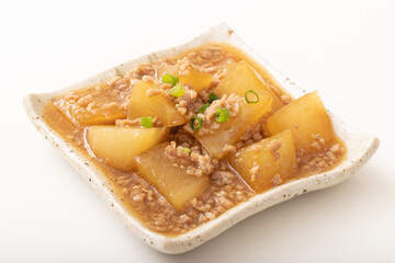 大根のそぼろ煮