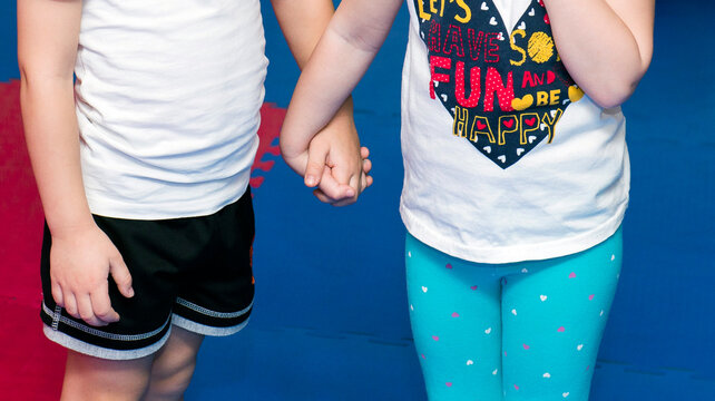 Sports games in the children's camp
