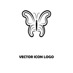 Obraz premium abstract butterfly logo. butterfly icon 