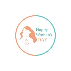 Happy International Women's Day March 8 Design and greetings