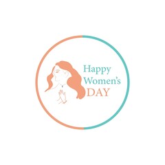 Happy International Women's Day  March 8 Design and greetings