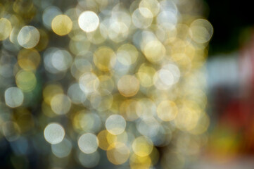 Close-up bokeh lights blur