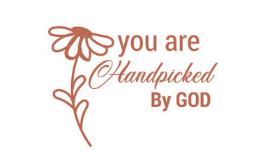 Bible Verse. Christian Quote. Typography for print or use as poster, card, flyer or T Shirt