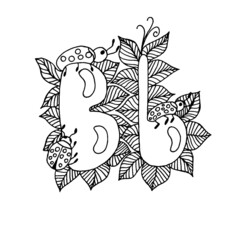 abstract floral design