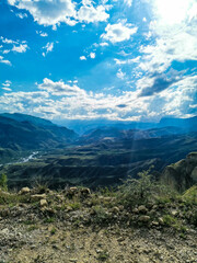 Breathtaking mountain view in Dagestan, Caucasus. Russia 2021