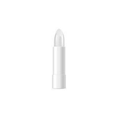 Realistic lipstick mockup, 3d vector illustration isolated on white background.