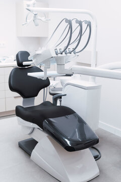 Dentist chair at modern clinic