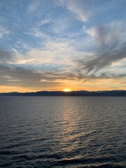 Obraz premium Sonnenuntergang am Mittelmeer