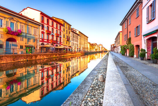 Navigli District, Milan, Italy