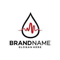 Abstract Water Icon Logo Design Template Illustration Vector