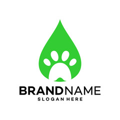 Water Pet Icon Logo Design Template Illustration Vector