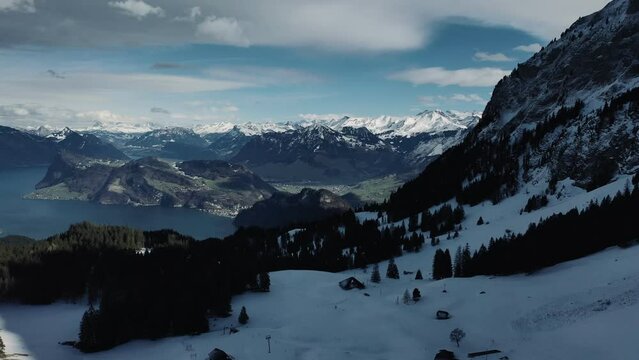 Swiss Alps On Mount Pilatus