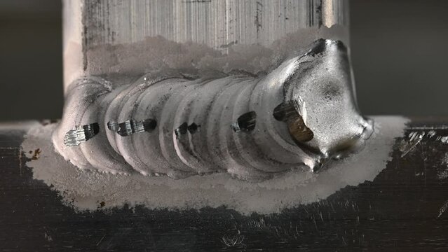 aluminum weld joint, well done