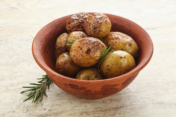 Roasted baby potato with rosemary