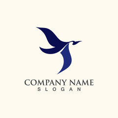 Seagull Logo design, themes, templates graphic elements wildlife animal