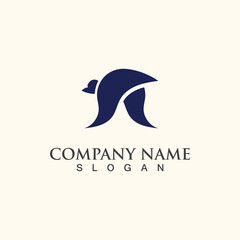 Seagull Logo design, themes, templates graphic elements wildlife animal