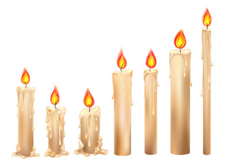 Wax candles