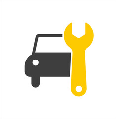 Car repair icon. Car repair illustration icon elements. You can use signs and symbols.