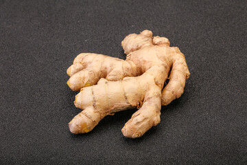 Natural organic raw ginger root