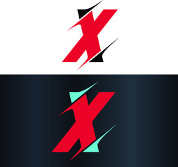 Letter X Creative Unique Modern Vector Logo Design