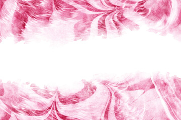 水 波 ピンク 水彩 抽象 背景