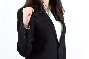A Korean woman in a suit who runs a business.