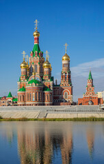 Cathedral of the Annunciation of the Blessed Virgin Mary in Yoshkar-Ola. Mari El Republic. Russia - 488537505