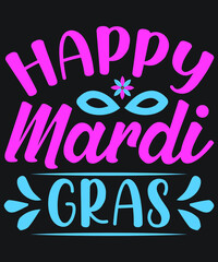Mardi Gras T-Shirt Design Vector 