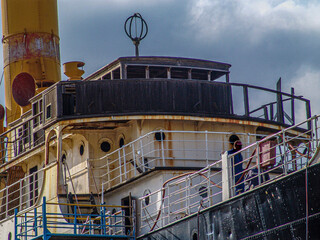 Barco antiguo de vapor