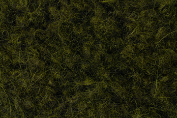 Fototapeta na wymiar Dark green wool texture closeup