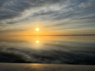 Obraz premium sunset over the sea Djerba