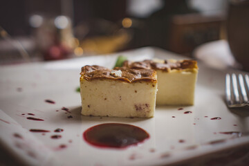 Traditional Georgian sweets and desserts with hazelnuts, walnuts, grape juice, honey, chocolate. Baklava, nakhini, churchkhela. Fresh fruits and candied fruits. Traditional Turkish coffee.