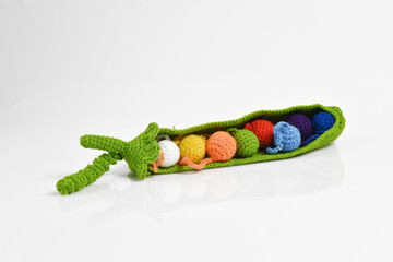 Children's educational toys amigurumi, for babies over the age of one year