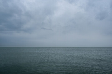 clouds over sea