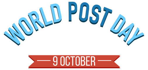 World Post Day on 9 October banner