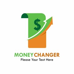 Money changer logo template illustration