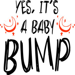 Obraz premium Yes, It’s a Baby Bump