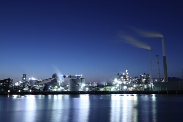 SDGs！えんとつ町の煙と空模様！周南市コンビナートの光と工場汚染問題と子供達の未来社会